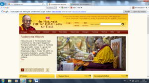 Website Dalai Lama